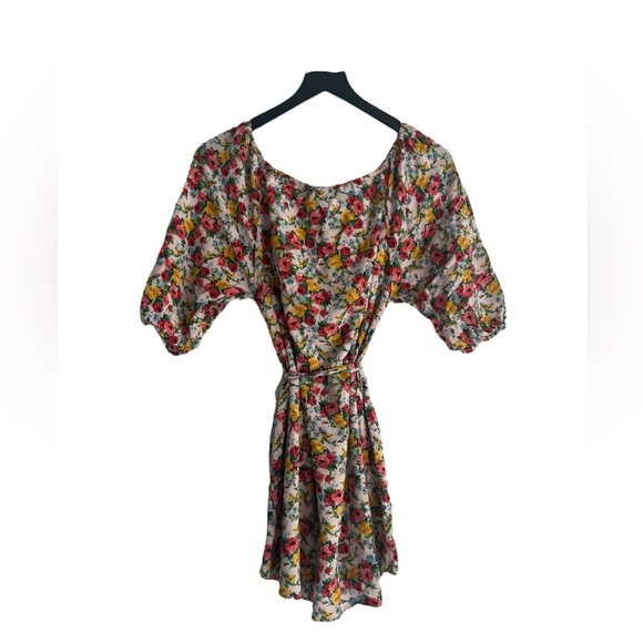 Free People Ladies Multi Colored Floral Boho High Low Dress Size XS - Picture 4 of 6